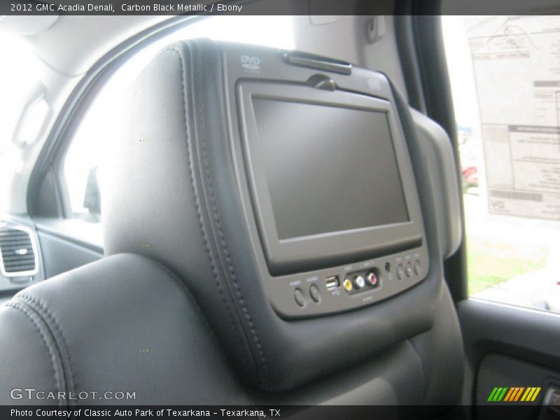 Carbon Black Metallic / Ebony 2012 GMC Acadia Denali
