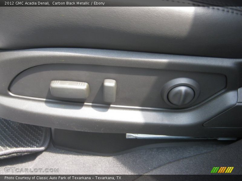 Carbon Black Metallic / Ebony 2012 GMC Acadia Denali