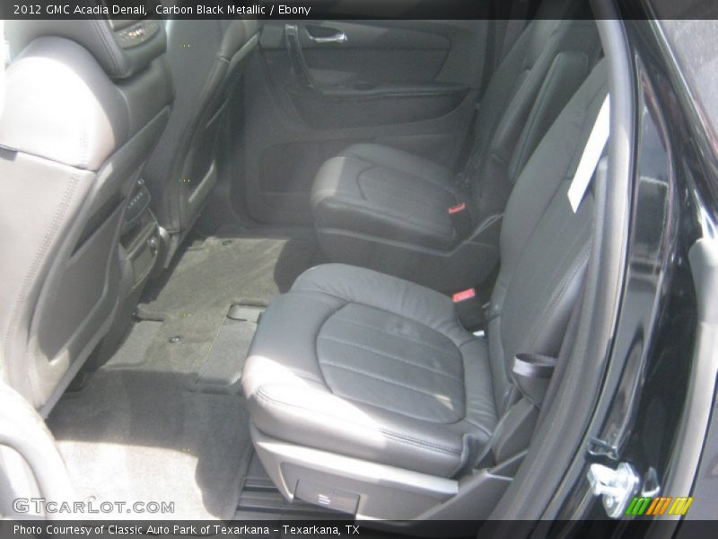 Carbon Black Metallic / Ebony 2012 GMC Acadia Denali