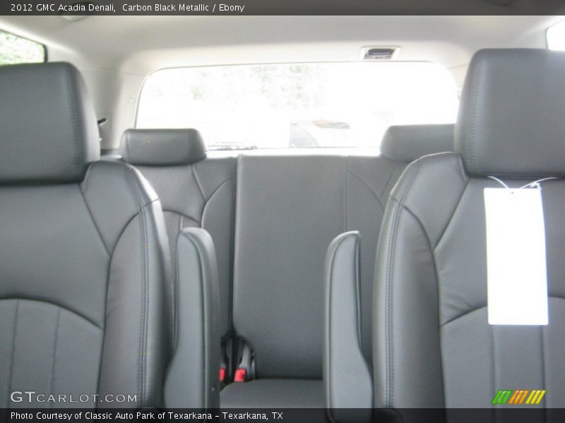 Carbon Black Metallic / Ebony 2012 GMC Acadia Denali
