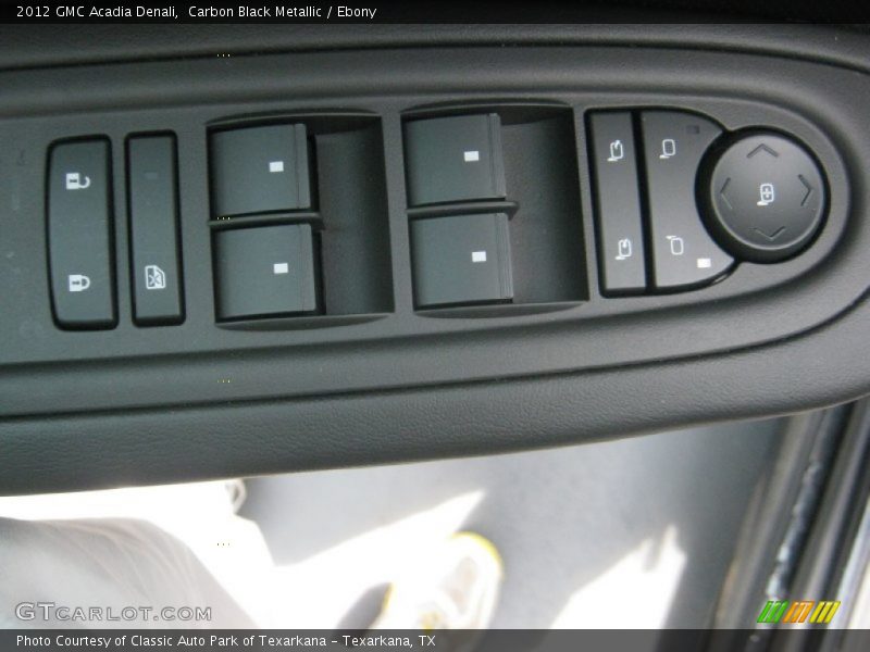 Carbon Black Metallic / Ebony 2012 GMC Acadia Denali