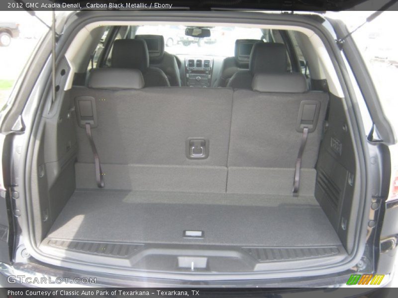 Carbon Black Metallic / Ebony 2012 GMC Acadia Denali