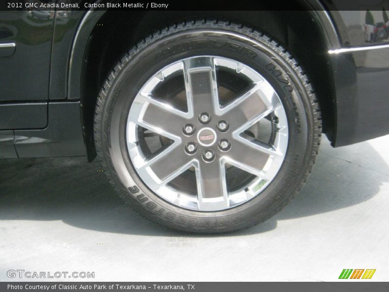 Carbon Black Metallic / Ebony 2012 GMC Acadia Denali