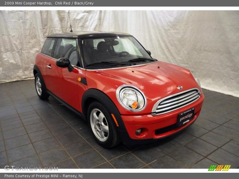 Chili Red / Black/Grey 2009 Mini Cooper Hardtop