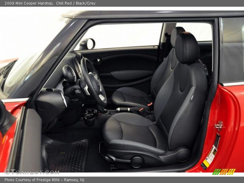 Chili Red / Black/Grey 2009 Mini Cooper Hardtop