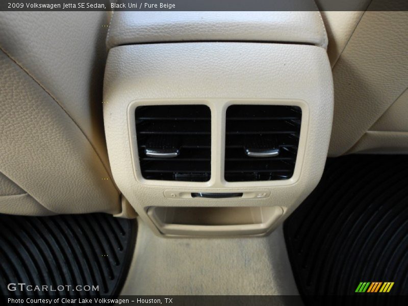 Black Uni / Pure Beige 2009 Volkswagen Jetta SE Sedan