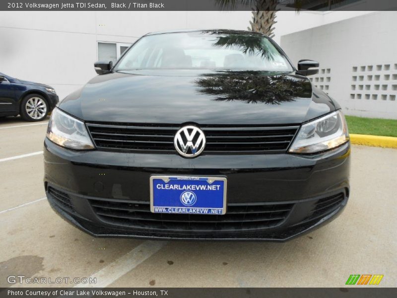 Black / Titan Black 2012 Volkswagen Jetta TDI Sedan