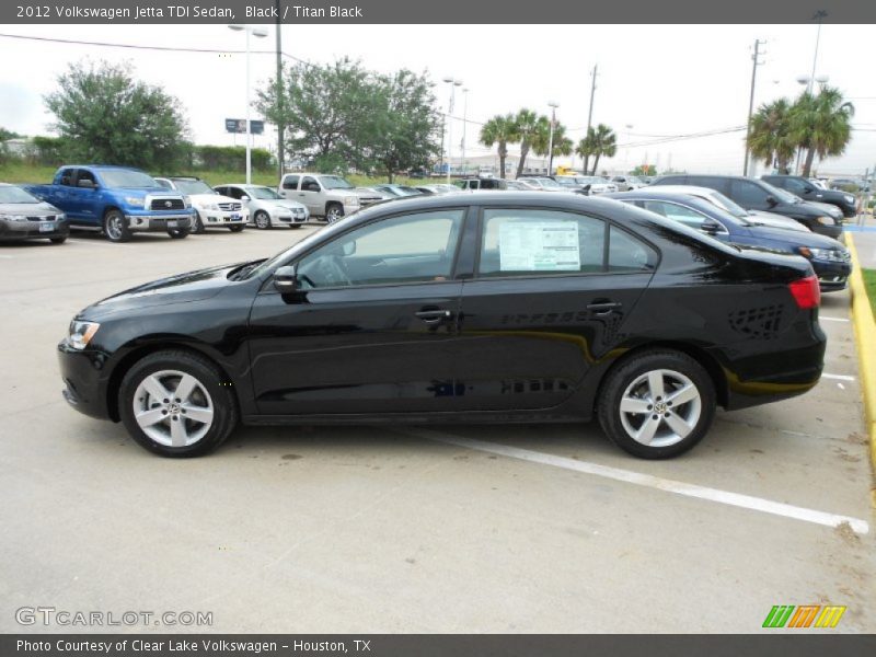 Black / Titan Black 2012 Volkswagen Jetta TDI Sedan