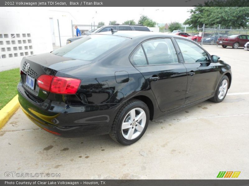 Black / Titan Black 2012 Volkswagen Jetta TDI Sedan