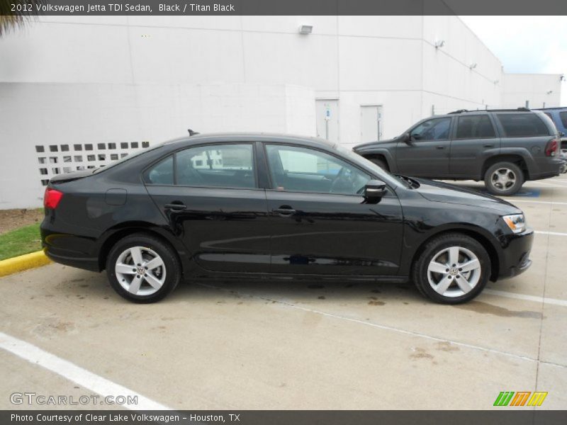 Black / Titan Black 2012 Volkswagen Jetta TDI Sedan