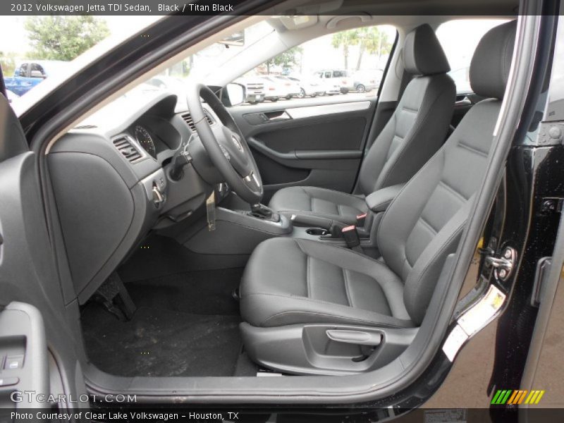 Black / Titan Black 2012 Volkswagen Jetta TDI Sedan
