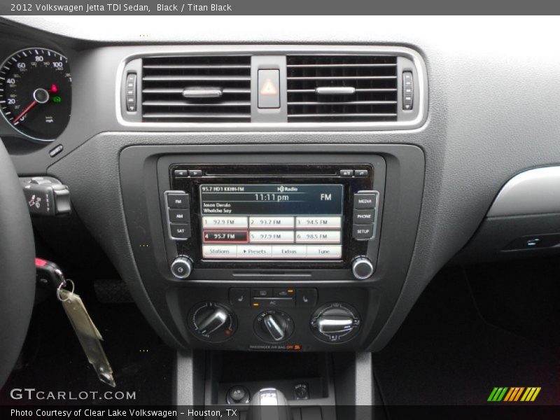 Black / Titan Black 2012 Volkswagen Jetta TDI Sedan
