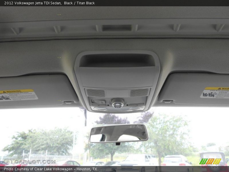 Black / Titan Black 2012 Volkswagen Jetta TDI Sedan