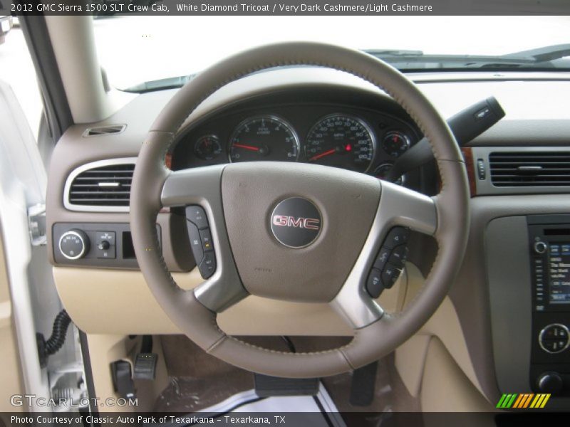  2012 Sierra 1500 SLT Crew Cab Steering Wheel