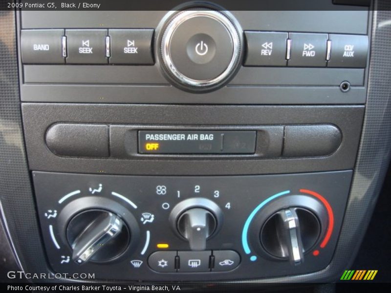 Black / Ebony 2009 Pontiac G5