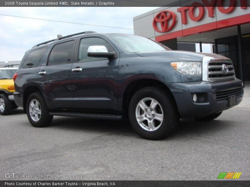 Slate Metallic / Graphite 2008 Toyota Sequoia Limited 4WD