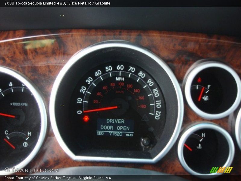 Slate Metallic / Graphite 2008 Toyota Sequoia Limited 4WD