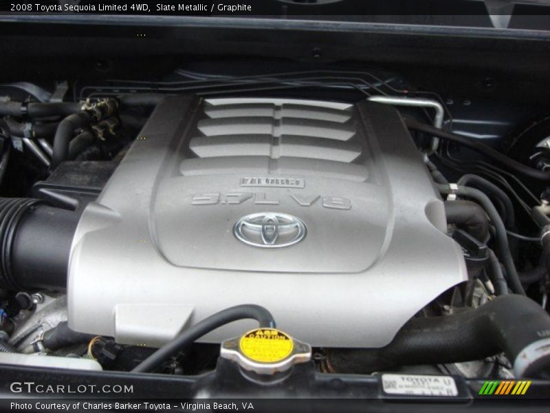 Slate Metallic / Graphite 2008 Toyota Sequoia Limited 4WD
