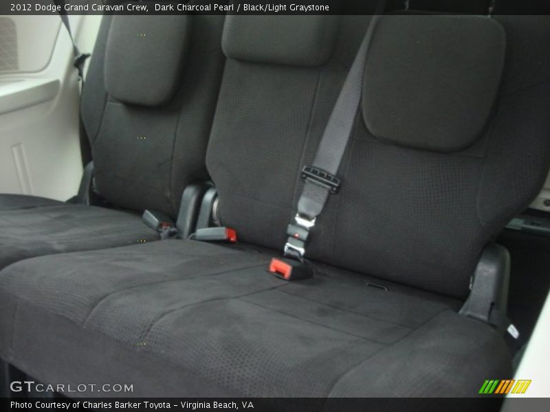 Dark Charcoal Pearl / Black/Light Graystone 2012 Dodge Grand Caravan Crew