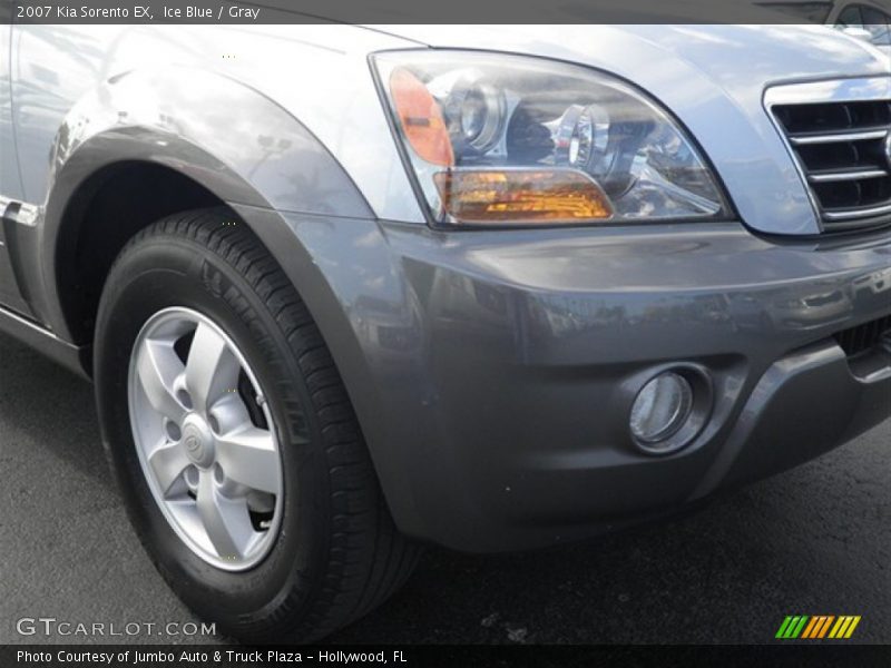 Ice Blue / Gray 2007 Kia Sorento EX