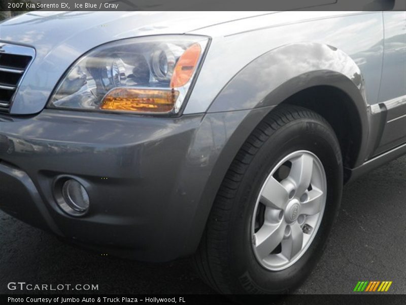 Ice Blue / Gray 2007 Kia Sorento EX
