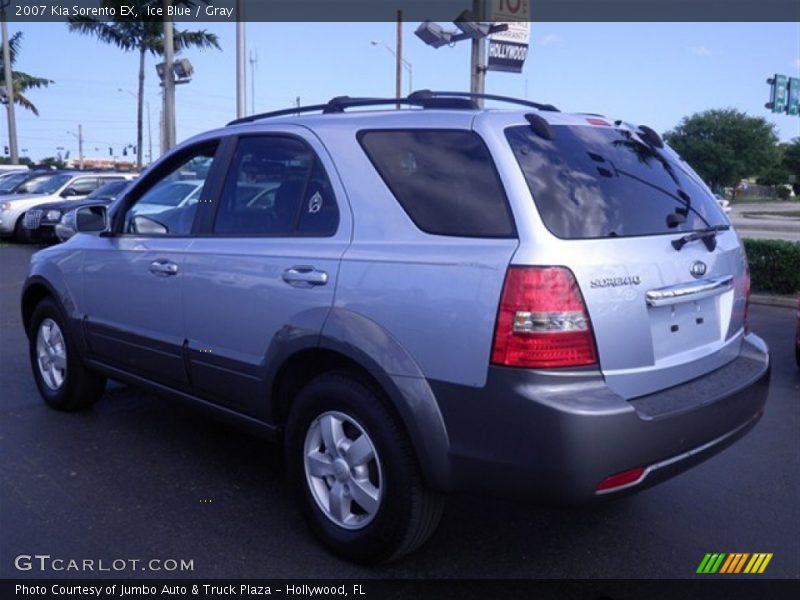 Ice Blue / Gray 2007 Kia Sorento EX