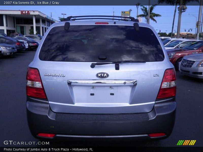 Ice Blue / Gray 2007 Kia Sorento EX