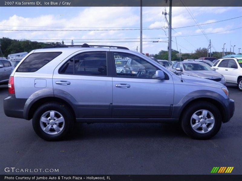 Ice Blue / Gray 2007 Kia Sorento EX