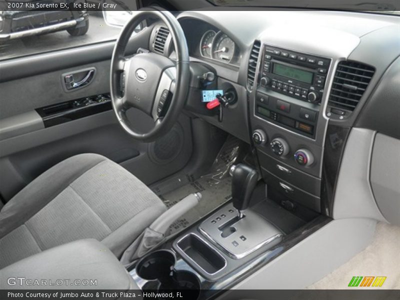 Ice Blue / Gray 2007 Kia Sorento EX
