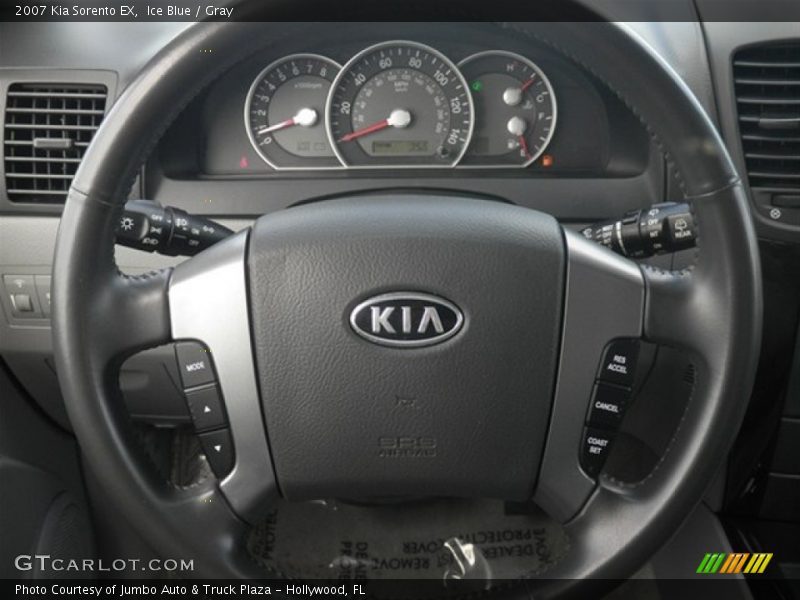 Ice Blue / Gray 2007 Kia Sorento EX