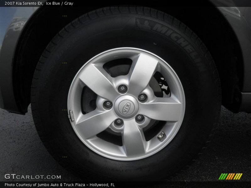 Ice Blue / Gray 2007 Kia Sorento EX