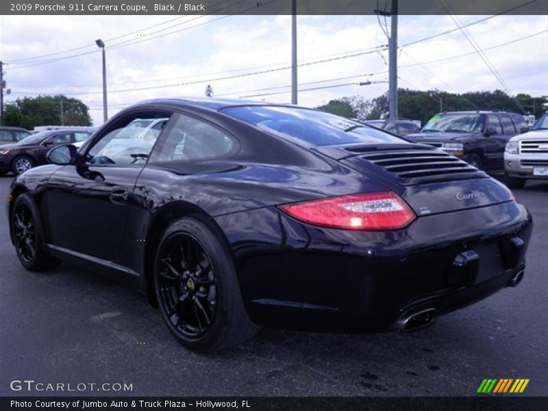 Black / Black 2009 Porsche 911 Carrera Coupe