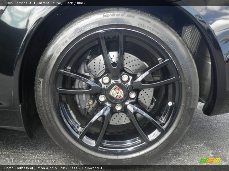 Black / Black 2009 Porsche 911 Carrera Coupe