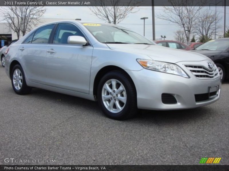 Classic Silver Metallic / Ash 2011 Toyota Camry LE