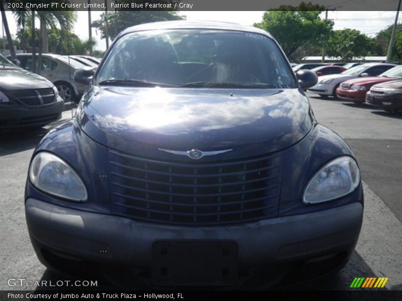 Patriot Blue Pearlcoat / Gray 2002 Chrysler PT Cruiser Limited