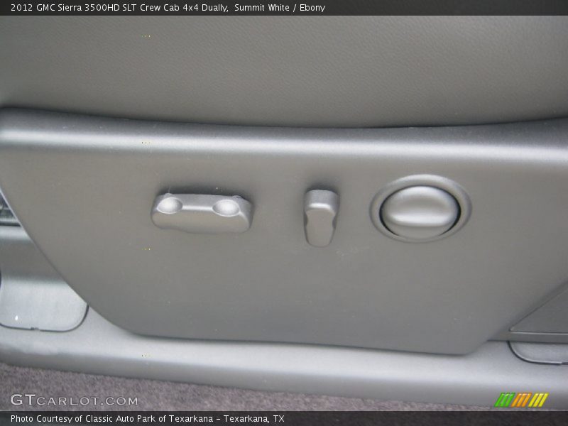 Summit White / Ebony 2012 GMC Sierra 3500HD SLT Crew Cab 4x4 Dually