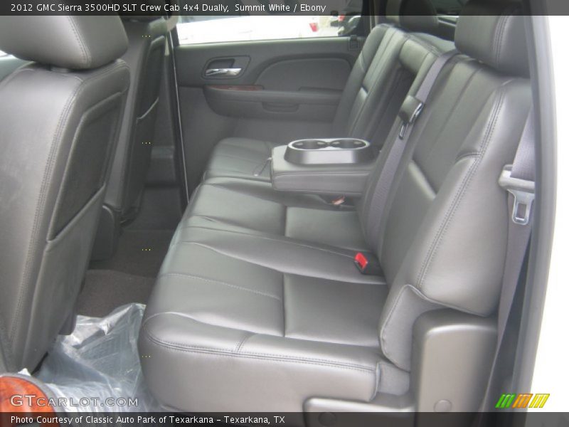 Summit White / Ebony 2012 GMC Sierra 3500HD SLT Crew Cab 4x4 Dually