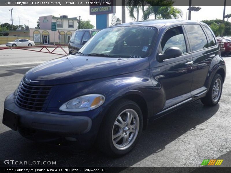 Patriot Blue Pearlcoat / Gray 2002 Chrysler PT Cruiser Limited