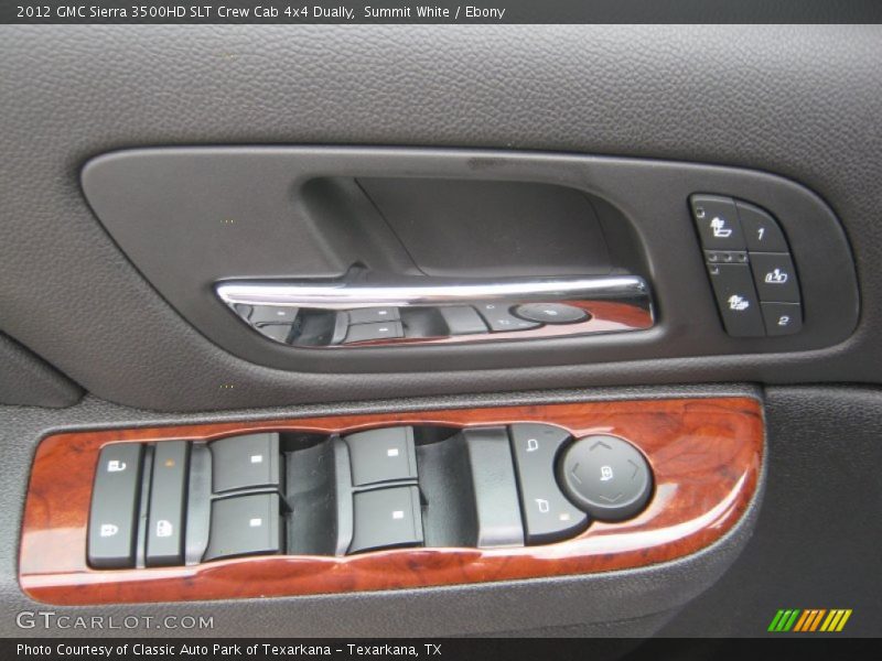 Summit White / Ebony 2012 GMC Sierra 3500HD SLT Crew Cab 4x4 Dually