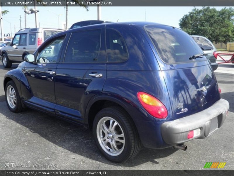 Patriot Blue Pearlcoat / Gray 2002 Chrysler PT Cruiser Limited