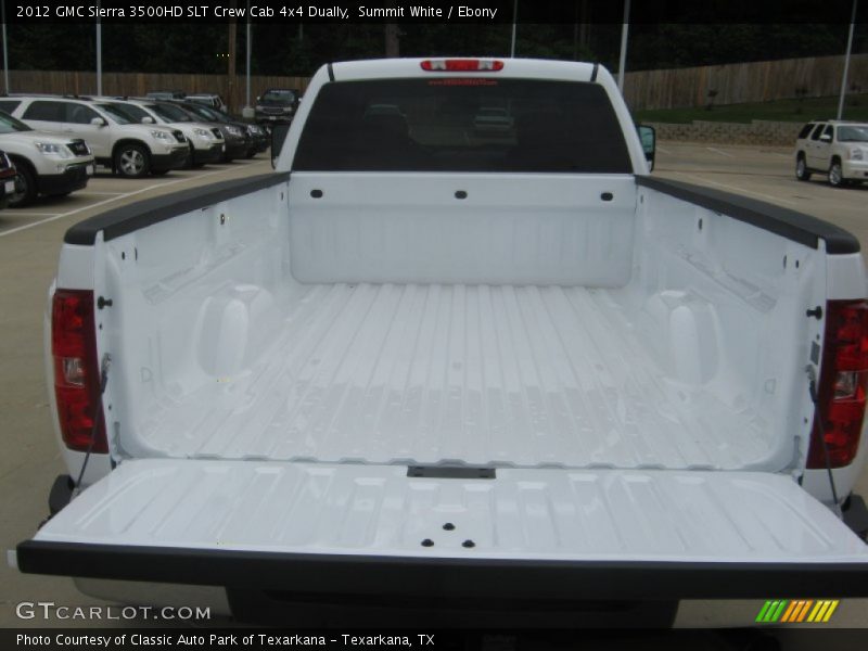 Summit White / Ebony 2012 GMC Sierra 3500HD SLT Crew Cab 4x4 Dually