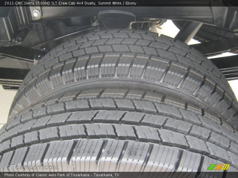 Summit White / Ebony 2012 GMC Sierra 3500HD SLT Crew Cab 4x4 Dually