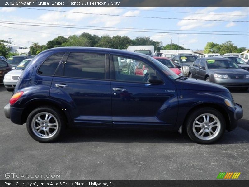 Patriot Blue Pearlcoat / Gray 2002 Chrysler PT Cruiser Limited