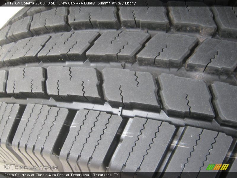 Summit White / Ebony 2012 GMC Sierra 3500HD SLT Crew Cab 4x4 Dually