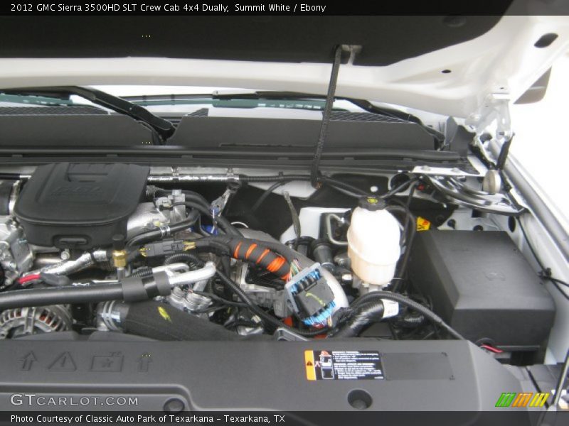 Summit White / Ebony 2012 GMC Sierra 3500HD SLT Crew Cab 4x4 Dually