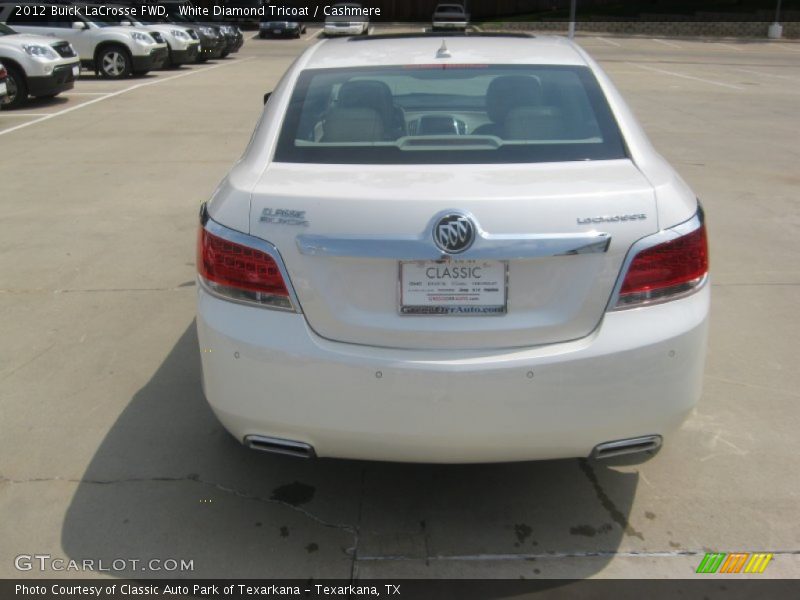White Diamond Tricoat / Cashmere 2012 Buick LaCrosse FWD