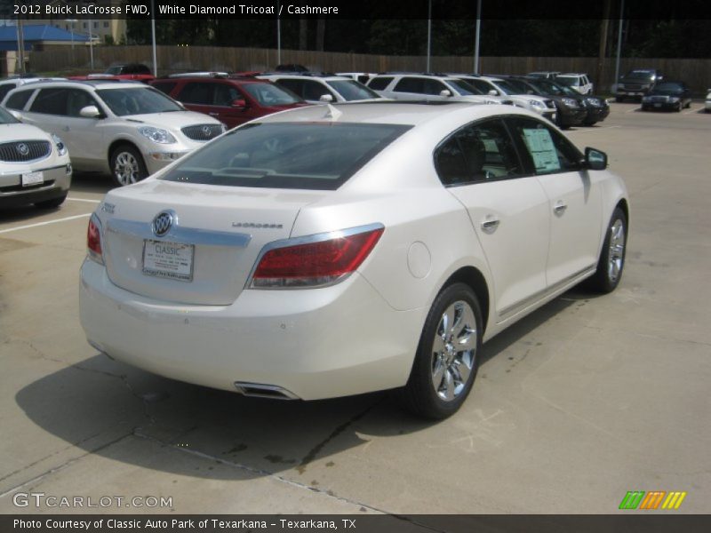 White Diamond Tricoat / Cashmere 2012 Buick LaCrosse FWD