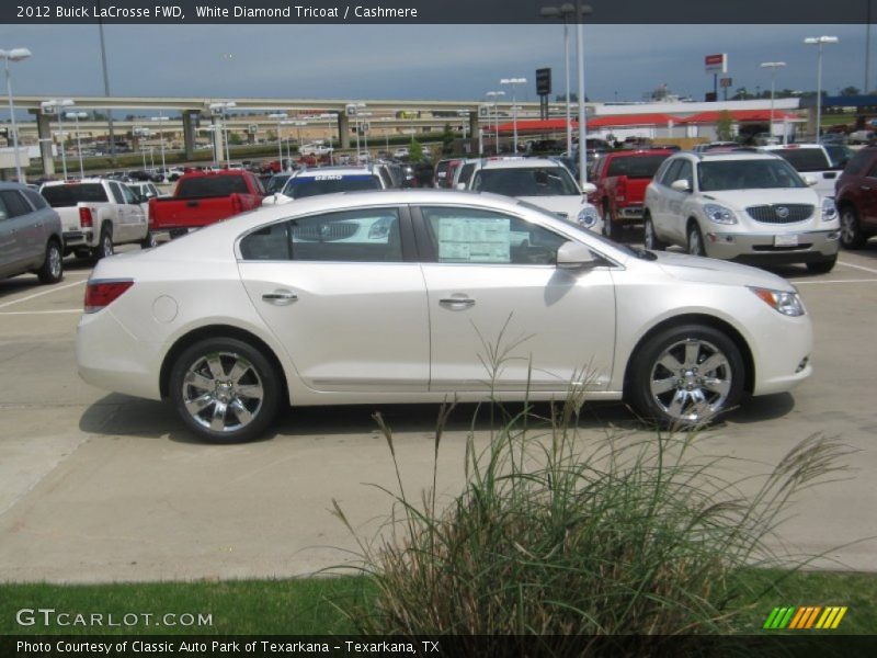 White Diamond Tricoat / Cashmere 2012 Buick LaCrosse FWD