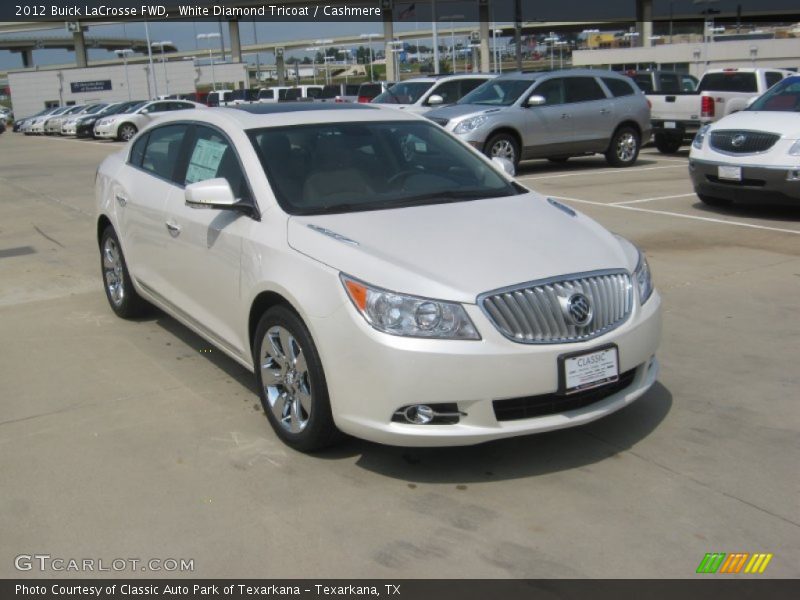 White Diamond Tricoat / Cashmere 2012 Buick LaCrosse FWD