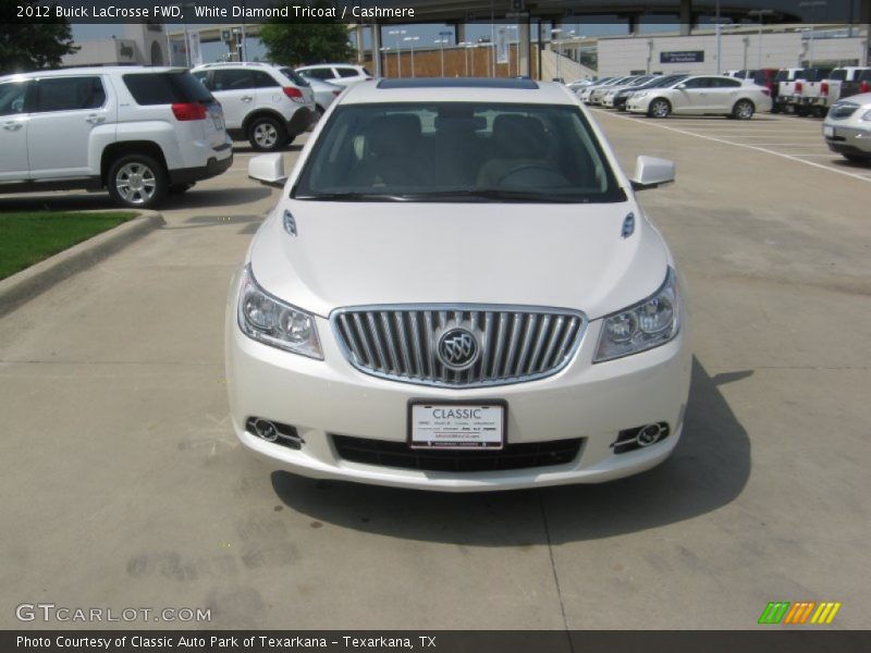 White Diamond Tricoat / Cashmere 2012 Buick LaCrosse FWD